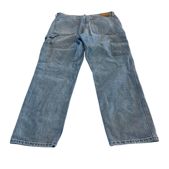 Aritzia Denim Forum The Lou Low Rise Carpenter Loose Fit  Utility Cargo Jeans - Picture 4 of 12